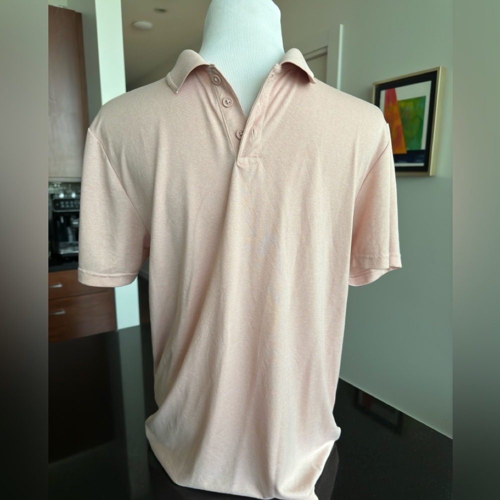 Old Navy Active Performance Polo Shirt | Pink | Medium | Activewear